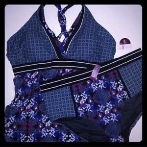 Cacique Lane Bryant tankini bathing suit set NWT